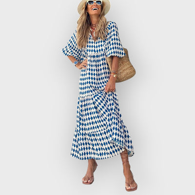Bohemian Printed Maxi Dress