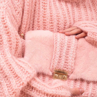 Solid Color Long Sleeve Sweater