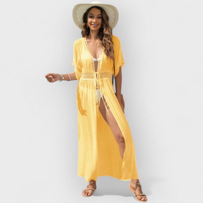Beach Vacation Kimonos Long Sun Protection Cover Ups