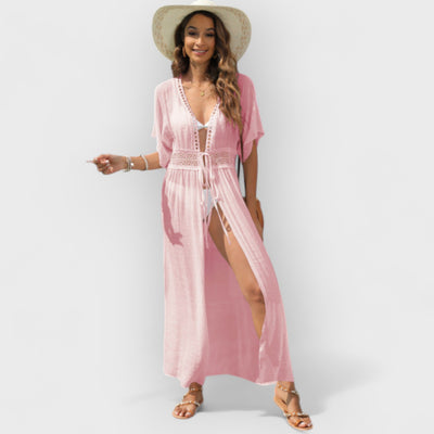 Beach Vacation Kimonos Long Sun Protection Cover Ups