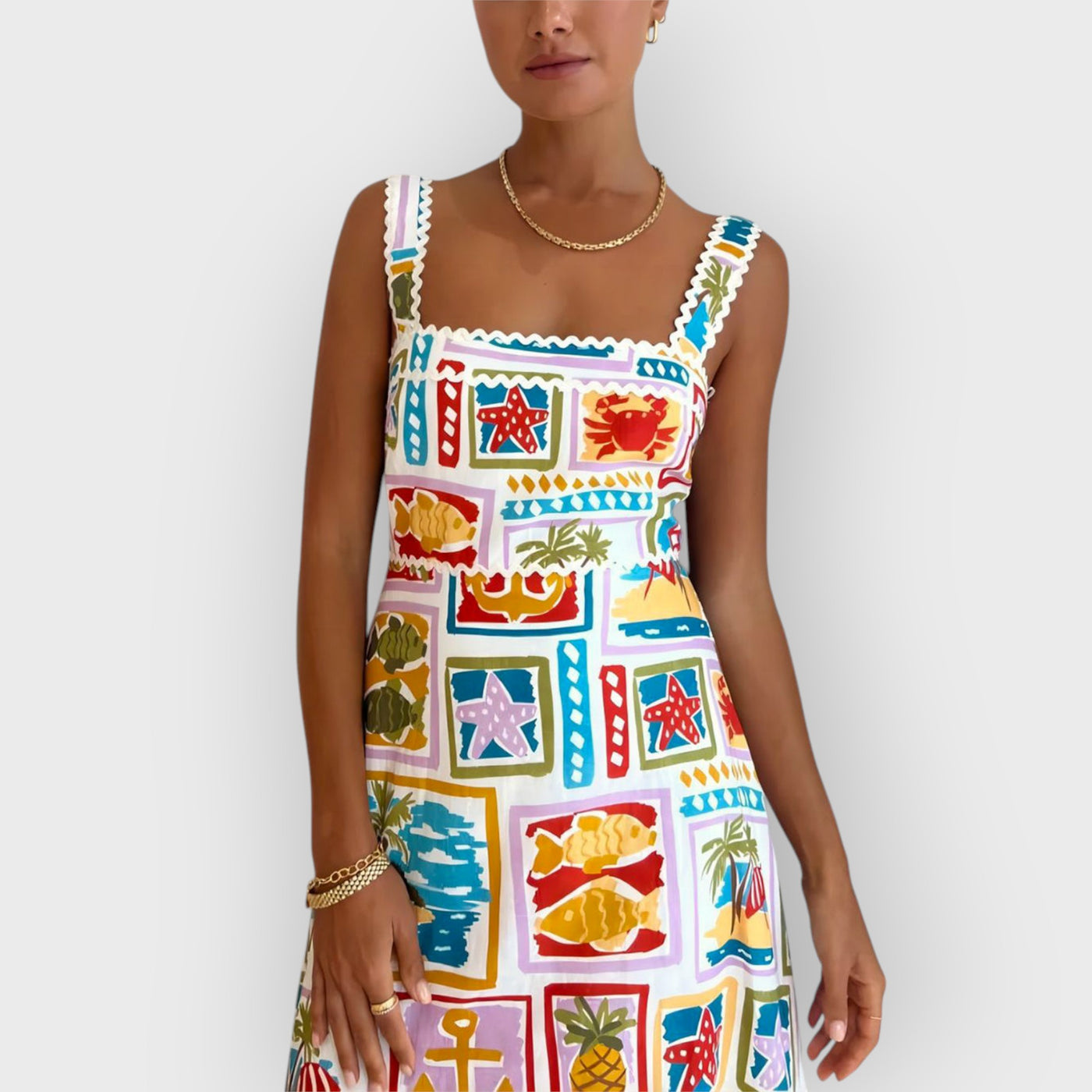 Graffiti Strap Tube Top Sexy Lace Maxi Dress