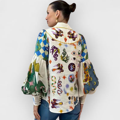 Balloon Sleeve Elegant Shirt