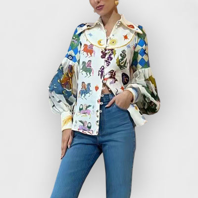 Balloon Sleeve Elegant Shirt