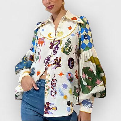 Balloon Sleeve Elegant Shirt