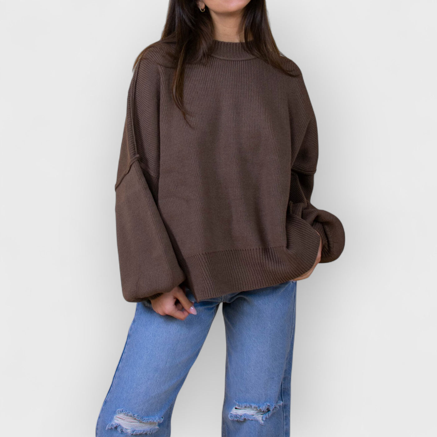 Martha Sweater in Brown