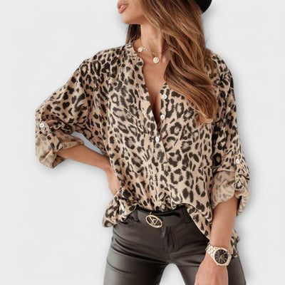 Leopard Print Blouse