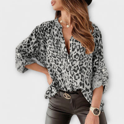 Leopard Print Blouse