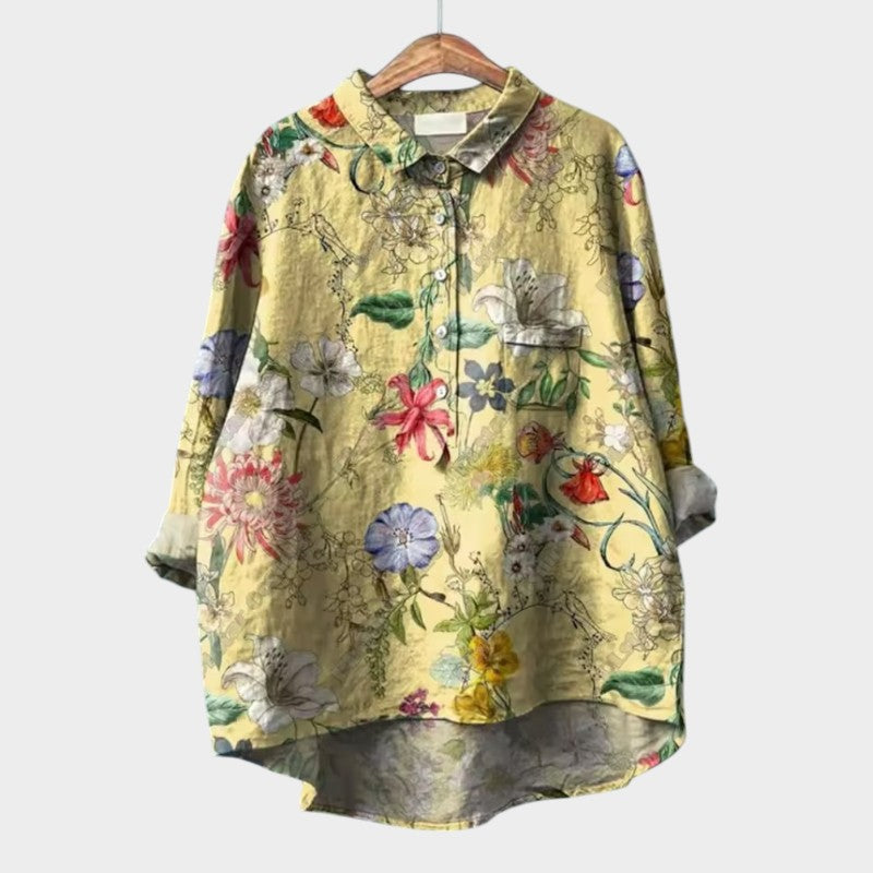 Livia | Premium Blouse with Lace Detailing