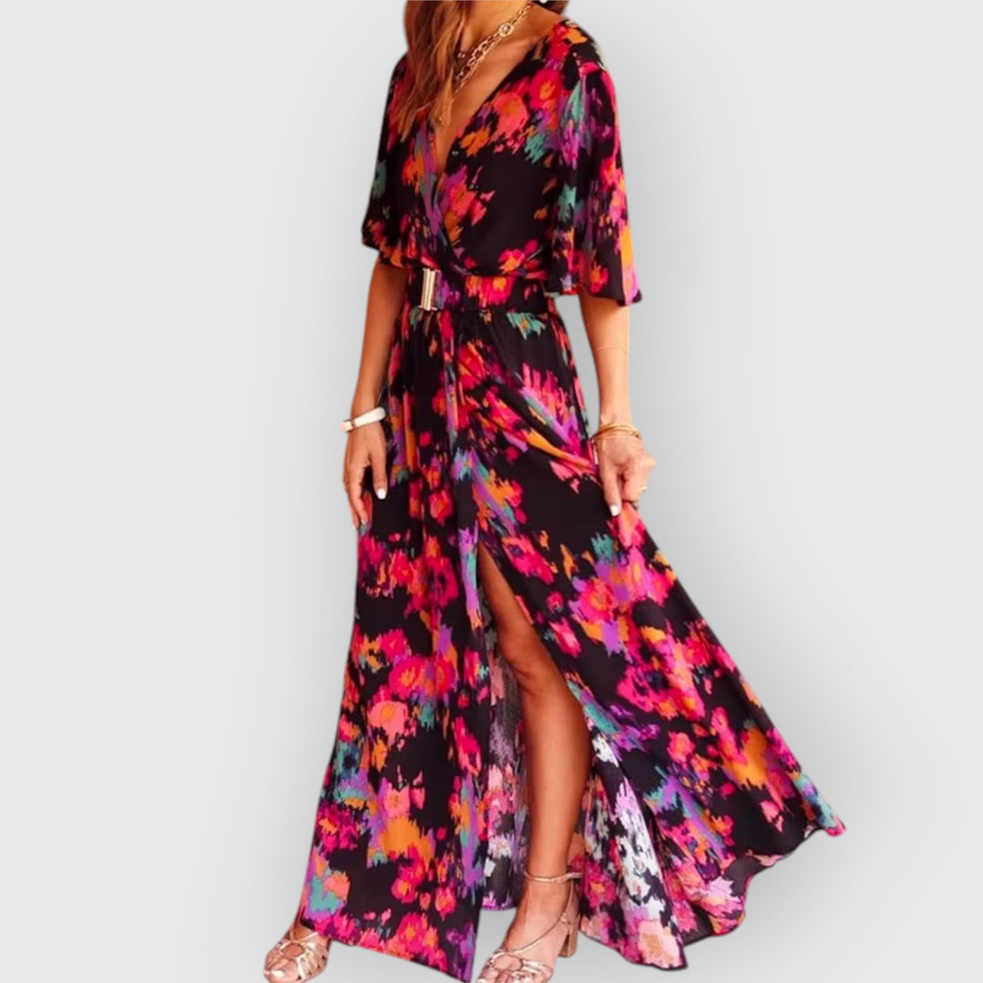 Sabrina Long Boho Style Summer Dress