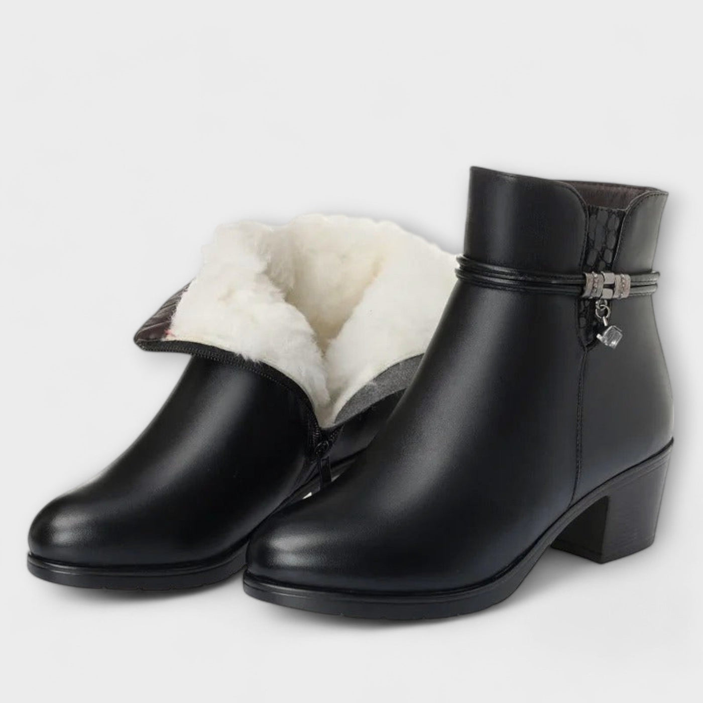Frederika - Elegant Winter Boots with Zipper