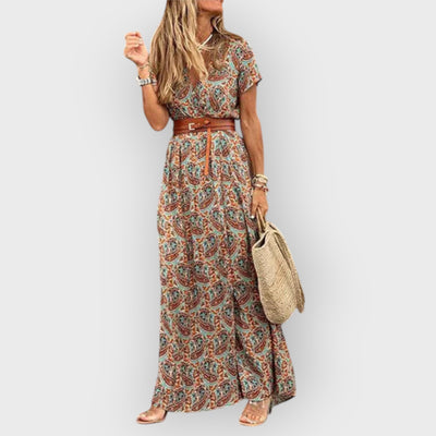 Avery Festive Boho Maxi Dress