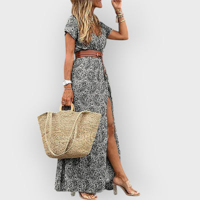 Avery Festive Boho Maxi Dress